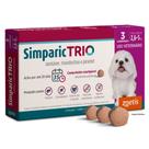 Antipulgas e Carrapatos Simparic Trio para Cães de 2,6 a 5 kg com 3 Comprimidos Antipulgas e Carrapatos Simparic Trio para Cães de 2,6 a 5 kg com 3 Comprimidos