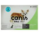 Antipulgas e vermifugo canis fullspot cães até 4kg kit com 3