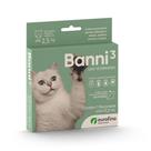 Antipulgas Ourofino Banni 3 Gatos Até 2,5kg - 1 Flaconete