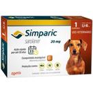 Antipulgas Simparic para Cães Zoetis 20 mg 1-10 kg