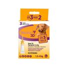 Antipulgas Vectra 3D Promo para Cães 1,5 a 4kg