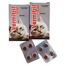 Antipulgas, Vermífugo e Giarcida - 8 Comprimidos Mastigáveis para Gatos - Combate Carrapatos, Vermes e Pulgas - Sabor Carne