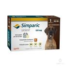 Antipulgas Zoetis Simparic 120mg para Cães 40 a 60 Kg - 1 Comprimidos