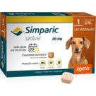Antipulgas Zoetis Simparic 20 mg para Cães 5,1 a 10 Kg - 1 Unidade