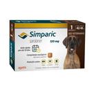 Antipulgas Zoetis Simparic Cães 40.1 Á 60 Kg - 1 Comp 120Mg