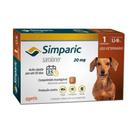 Antipulgas Zoetis Simparic Para Cães 1 Comprimido - 20Mg Antipulgas Zoetis Simparic Para Cães 1 Comprimido - 20Mg