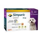 Antipulgas Zoetis Simparic Para Cães 1 Comprimido Com 10Mg Antipulgas Zoetis Simparic Para Cães 1 Comprimido Com 10Mg