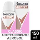 Antitranspirante Aerosol Rexona Clinical Classic 150ml