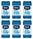 Antitranspirante/desodorante Gillette Clear Gel 48h (pacote com 6)