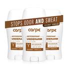 Antitranspirante e desodorante Carpe Clinical Strength x3