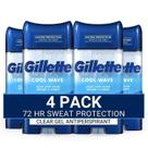 Antitranspirante e desodorante Gillette para homens 110 ml (pacote com 4)