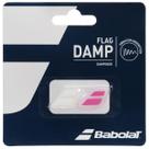 Antivibrador Babolat Flag Damp com 02 Unidades Branco e Rosa