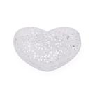 Antivibrador Coração Glitter Branco Antivibrador Coração Glitter Branco