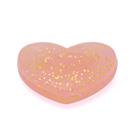Antivibrador Coração Glitter Rosa