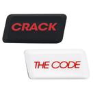 Antivibrador Tecnifibre Spirit Crack The Code Com 02 Unidades Preto Branco e Vermelho