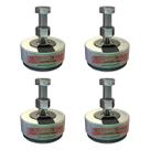 Antivibratório Amortecedor Vibra-Stop Mini 1/2" 90mm 2000kg Kit 4 Peças