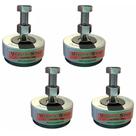 Antivibratório Amortecedor Vibra-Stop Mini 3/8" 90mm 500kg Kit 4 Peças