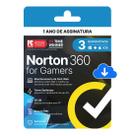 Antivírus Norton 360 Gamers 3 Dispositivos 12 Meses Digital ESD
