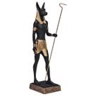 Anúbis Deus Do Egito Protetor Chacal Estátua De Resina 29cm