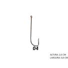 Anzol 260h crystal com 5 unidades