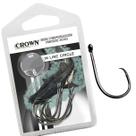 Anzol Crown in Line Circle Black Nº 9/0 - 6 Peças Anzol Crown in Line Circle Black Nº 9/0 - 6 Peças