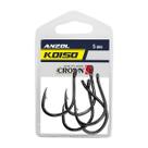 Anzol Crown Koiso Black Nº24 Feito Em Aço Carbono Forjado 5 Unidades P/ Pesca Anzol Crown Koiso Black Nº24 Feito Em Aço Carbono Forjado 5 Unidades P/ Pesca