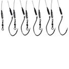 Anzol Encastoado Nylon 60cm 268lbs Com Anzol Super Cat Fish 12/0 5un