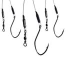 Anzol Encastoado Nylon 80cm 268lbs Com Anzol Crown Super Cat Fish 12/0 3un Anzol Encastoado Nylon 80cm 268lbs Com Anzol Crown Super Cat Fish 12/0 3un