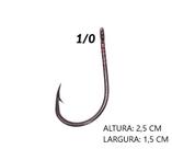 Anzol pacu black aço carbono com 10 unidades Anzol pacu black aço carbono com 10 unidades
