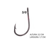 Anzol pacu black aço carbono com 10 unidades Anzol pacu black aço carbono com 10 unidades