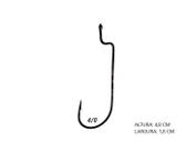 Anzol pinnacle offset round bend aço carbono maruri com 10 unidades Anzol pinnacle offset round bend aço carbono maruri com 10 unidades