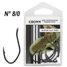 Anzol Super Cat Fish 8/0 Reforçado Pesca Piapara Paraíba 5Un