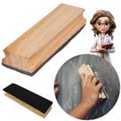 Apagador De Lousa Quadro Negro E Branco Multiuso Com Feltro
