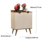 Aparador 2 Portas Buffet Acalanto Cantinho Café Pés Palito cores - Comprar Moveis em Casa