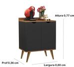 Aparador 2 Portas Buffet Cava 4545 Pés Palito - Cores - Comprar Moveis em Casa