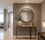 Aparador Apollo Em Aço Carbono E Tampo Mdf Naturale
