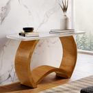 Aparador Bali com Tampo em MDF Laqueado e Vidro Canto Copo 150x40CM - Moderna Mobília Aparador Bali com Tampo em MDF Laqueado e Vidro Canto Copo 150x40CM - Moderna Mobília