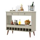 Aparador Bar Patrimar Seller 2 Gavetas Off White