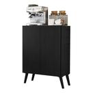 Aparador Buffet 2 Portas Multimóveis V3609 Preto