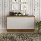 Aparador Buffet 3 Portas 1 Gav Cr50005 Natural/Off White