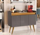 Aparador Buffet 3 Portas Lux Plus Pés Palito de Madeira Cores - comprar moveis para sua casa