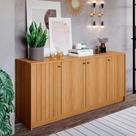 Aparador buffet 4 portas Cimol Nature - 100% MDF
