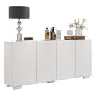 Aparador Buffet 4 Portas Multimóveis V3557 Branco