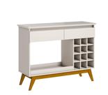 Aparador Buffet Adega Sala de Jantar e Jantar Retrô Classic - OFFWHITE