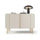 Aparador Buffet Armário Multiuso Sala Jantar Café Cozinha Escritório Área Gourmet 2 Portas 2 Prateleiras Pés Em Aço Benvenuto Aparador Buffet Armário Multiuso Sala Jantar Café Cozinha Escritório Área Gourmet 2 Portas 2 Prateleiras Pés Em Aço Benvenuto