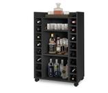 Aparador buffet balcão bar bélgica com adega cor preto fosco últimas unidades . Aparador buffet balcão bar bélgica com adega cor preto fosco últimas unidades .