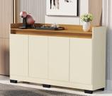 Aparador Buffet Balcão Real 4 Portas escritório cozinha sala cantinho do café