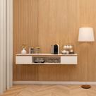 Aparador Buffet Cantinho Cafe Sala Estar Cor White Retro