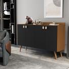 Aparador Buffet Cantinho do Café 4 Portas Prime Pés Palito Babi Cores - comprar moveis de casa