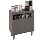 Aparador Buffet Cantinho Do Café 70,5cm Marie Grafite M12 - D'rossi